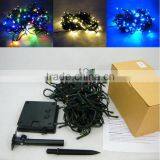Solar 100leds Flash Lamp Outdoor Courtyard Colorful Holiday Decorations Hanging Tree Solar Outdoor Led String Light thumbnail-6