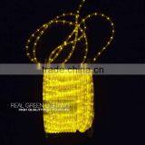 Waterproof IP65 220V Yellow LED Rope Light thumbnail-2