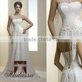 Italy Designe A-Line Wedding Dress / Gown Beaded Lace