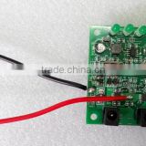 complete 12V PCB with rocker swithes and cigarette lighter for DC power bank