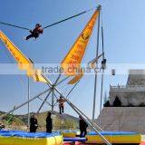 Adult Kids Outdoor Bungee Jumping Metal Frame Trampoline thumbnail-2