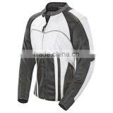 Women Black Motorbike Leather Jacket / Moto Racing Leather Jacket / 8097 thumbnail-1