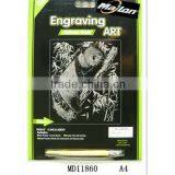 Carving Art Scratch Card Process MD11860