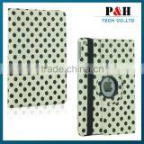 For Ipad Leather Case, Polka Dot 360 Rotating PU Leather Case For Apple IPad 6 & Air 2 thumbnail-6