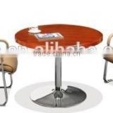 Small Circular Office Wood Negotiation table(FOHQ-1002#)