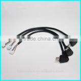 0.2M 22awg 90 Degree Micro Usb to Open Cable thumbnail-2