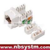 UTP Cat.5e Keystone Jack 90 Degree,dual Type