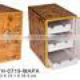 High Glossy Finish Modern Wooden Wine Cabinet thumbnail-1