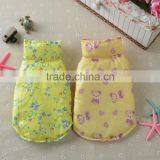 Cute Bear Flower Thermal Winter Tank Cat Dog Pet Wear Pet Apparel thumbnail-1