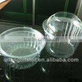 Disposable Transparent Round Salad Box/ Plastic Salad Box /fruit Container thumbnail-1