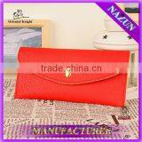 hot selling PU leather lady wallets made in china