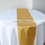Wedding Decoration 30cm*250cm Satin Table Runner For Wedding/Gold Table Runner