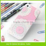 Lace Flower Mobile Phone Hard Skin Case Cover Various Painted for Iphone 6 thumbnail-1