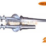screw and barrel for rubber extruder machine/ cold feed, hot feed, pin screw and barrel