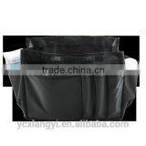 Folding Runbox Hanging Travel Kit Organizer Toiletry Storage Bag,Black thumbnail-2