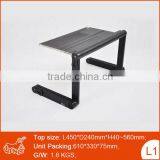 Portable Plastic Small Metal Computer Table Used in Bed Sofa Stand thumbnail-1