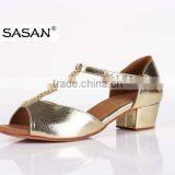 Patent PU Leather Girl Dance Shoes Cube Heel Latin Dance Shoes Swing Dance Shoes thumbnail-2
