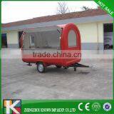 Fiberglass Mould Mobile Food Vending Carts With Wheels