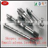 Customized Factory Brass/bronze/stainless Steel Motorcycles Gear Shaft,shaft Gear,gear Shaft Worm Gear Machining Parts thumbnail-1