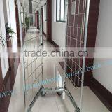 2-sided Folding Storage Roll Container Transport Trolley, Cart thumbnail-4