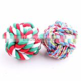 Pet cotton rope toys Cotton rope woven ball small size 6 cm