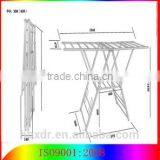 Household Satin Silver Expandable Folding Indoor Clothes Drying Rack thumbnail-1