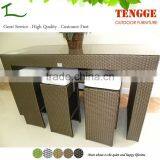 TG15-0072 Outdoor Drinking Rattan Bar Tables and Chairs for Sale thumbnail-1
