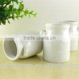 Factory Direct Wholesale White Strengthen Ceramic Milk Bottle thumbnail-5