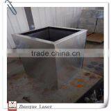 Hot Saled Customized Galvanized Stainless Steel Flower Pot/ Outdoor Rectangular Planter Box for Garden thumbnail-4