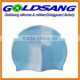 Customized Multicolor Printed Silicone Swimming Cap for Adults thumbnail-6