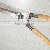 21INCH WOODEN HANDLE WAVY HEDGE TREE PRUNING SHEAR thumbnail-1
