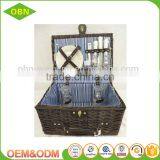 Cheap Wicker Wholesale Picnic Basket for 2 Person thumbnail-5