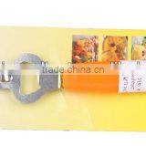 Stainless Steel Wall Mount Bottle Opener With Plastic Handle thumbnail-1