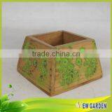 Hand Carved High Quality Promotional Decoration Antique Wooden Vases thumbnail-5