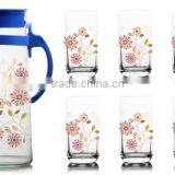 Christams Hanlloween 1.L 1.5L Water Glass Jug Set With Color Printing thumbnail-1