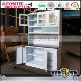 White Steel Almirah Metal Kitchen Cabinet Designs thumbnail-4