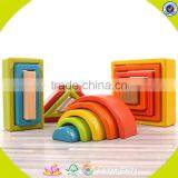 Wholesale Colorful Wooden Blocks Toy Top Quality Building Wooden Blocks Toy for Kids W13A014 thumbnail-5