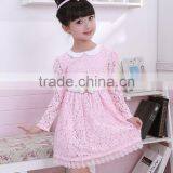 Summer Dress Girl Print Dress Fashion Floral Elastic Chiffon Dress Party Dresses for Girl thumbnail-5