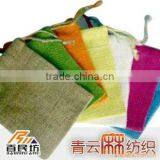 Printed Jute Pouches Food Grade Nature Color Eco-friendly thumbnail-1