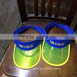 Custom Colorful Plastic And PVC Sun Visor Hat With Dongguan Factory thumbnail-3