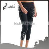 Multicolor Yoga Capri Pants thumbnail-1