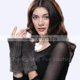 CX-A-08H Wholesale Women Wearing Mink Fur Leather Gloves thumbnail-5
