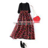 2017 Lace Best Selling Dress Women Sleeve Casual Office Lady Working Outdoor Fashion Autumn Dress thumbnail-6