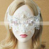 Butterfly Black Half Face Veils,lace Party Bar Veil,tassel Flower Mask Jewelry thumbnail-4