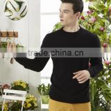 stylish crew neck cashmere wool sweater for man