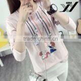 Girl Cartoon Student Long Sleeve Tshirt thumbnail-1