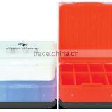 USA Made Compact Pill Box - Has Eight, Small Compartments Identified by Days of the Week, Plus Spare, Engraved in the Lid thumbnail-1