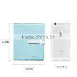 Custom PU Cover Portable Planner Reusable Personal Journal Notebook With Metal Buckle Emboss Logo thumbnail-5