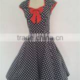 Plus Size Instyles Zhengtian Halloween Costume Rockabilly VINTAGE 50'S RETRO ROCKABILLY SWING DRESS Polka Dot Dress Formal Dress thumbnail-2