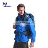 LED Blinking Security Usb Charging Nylon Windbreaker Jacket Custom thumbnail-2